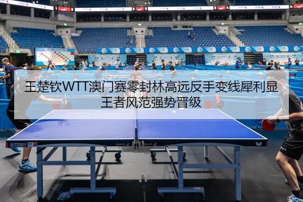 王楚钦WTT澳门赛零封林高远反手变线犀利显王者风范强势晋级